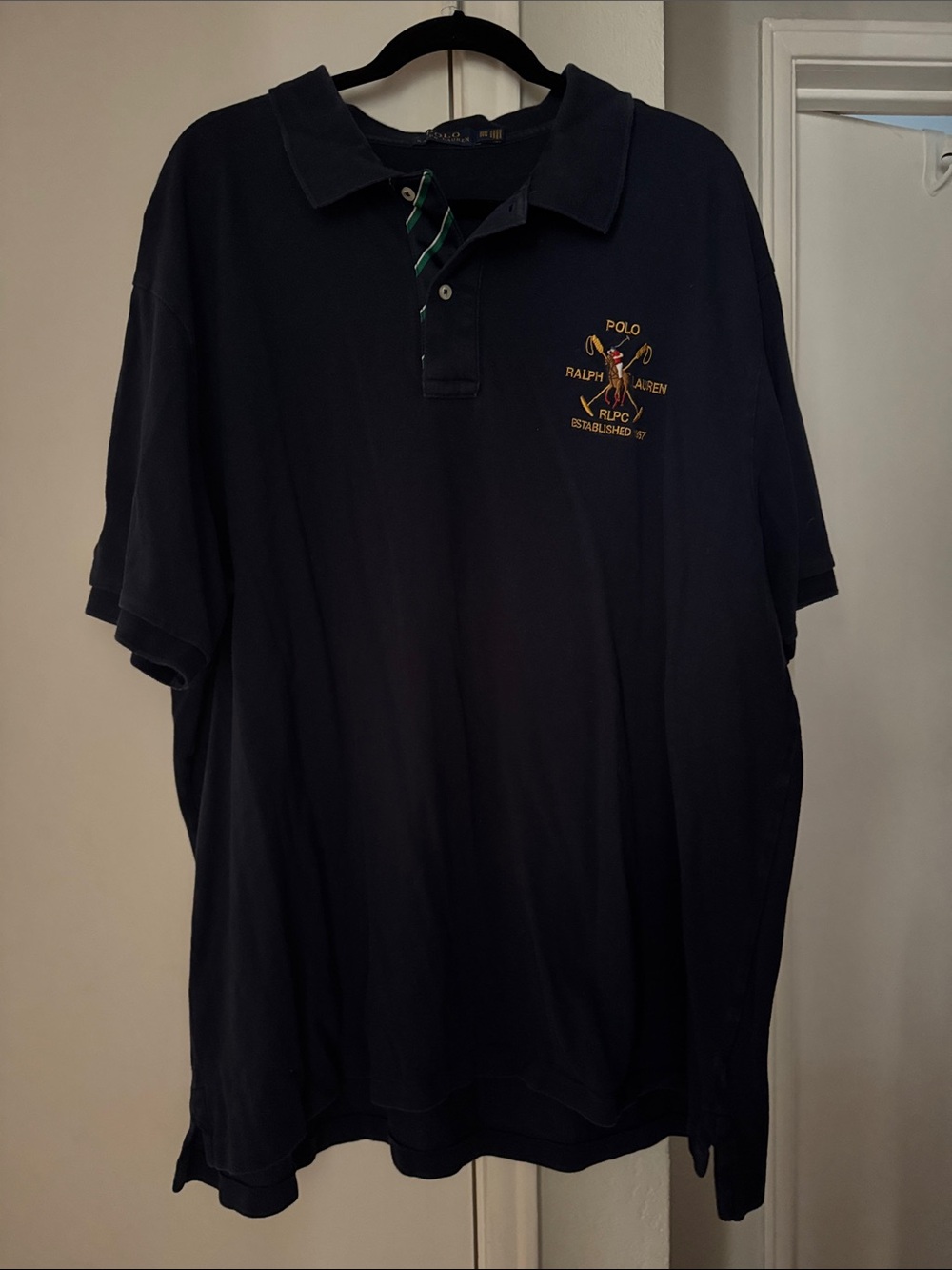 Polo by Ralph Lauren Men’s Navy Polo with Embroidered Logo